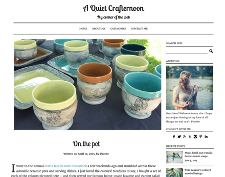 A Quiet Crafternoon Website