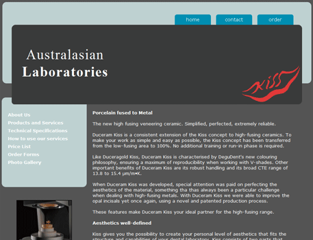 Australasian Labs Website