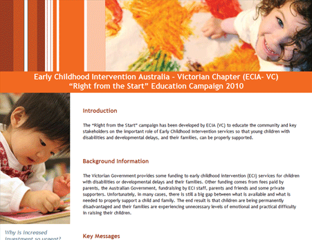 ECIA Campaign Website Website