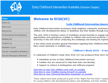 ECIA Vic Website