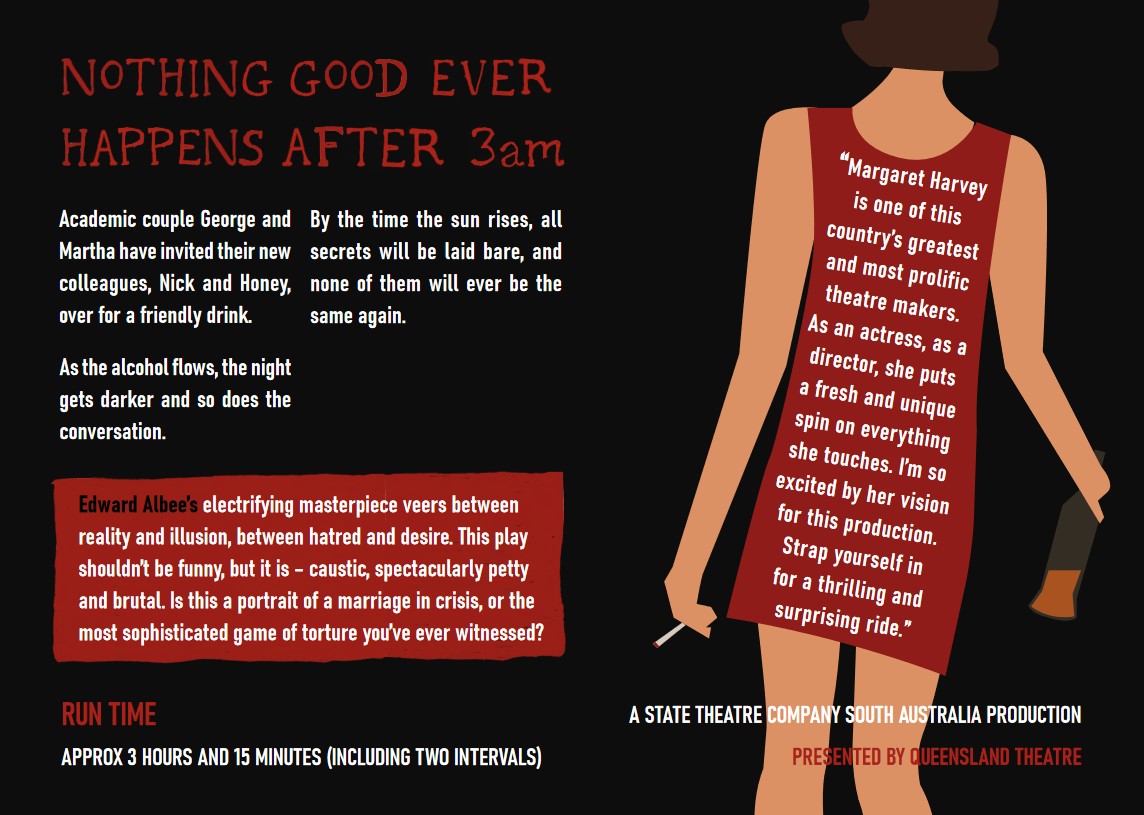 'Who's Afraid of Virginia Woolf' Brochure